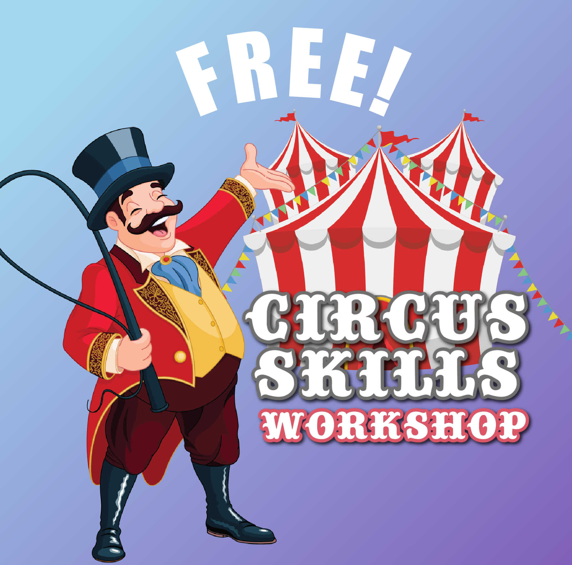 Circus Skills at Bodenham Arboretum with flip the clown