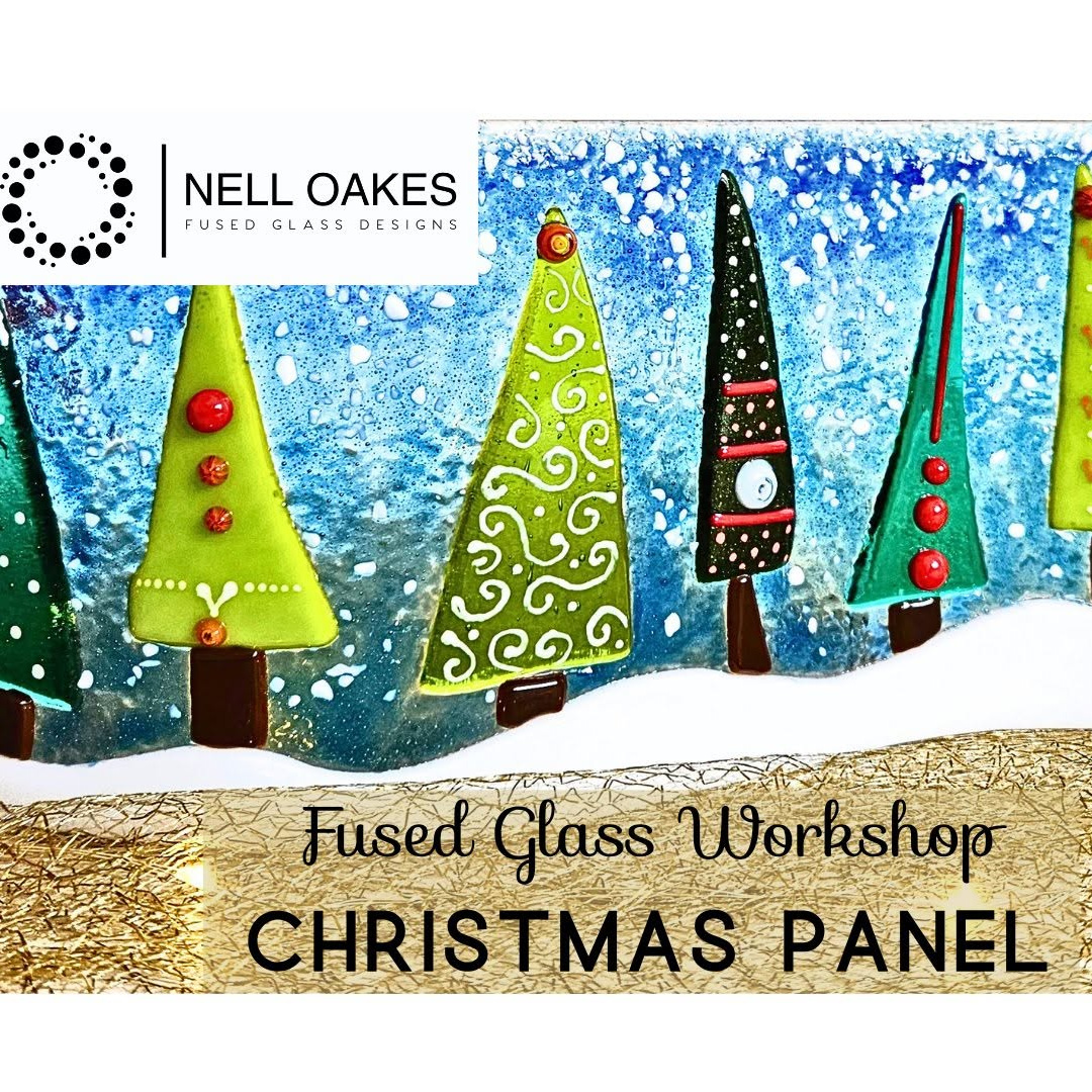 Fused Glass Winter Forest Panel Workshop